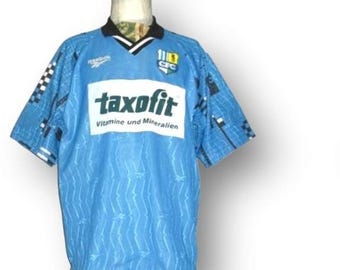 Chemnitzer Fc 1995 1996 1997 Camiseta de local Jersey Trikot Maglia Camiseta Maillot Reebok Vintage Tamaño XL