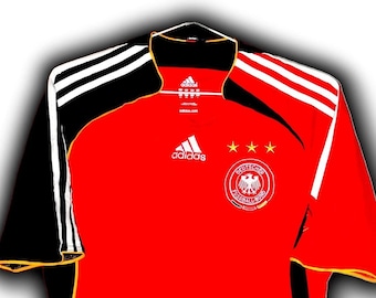 Duitsland 2006 2007 uitshirt jersey rikot Maglia Maillot camiseta Adidas Vintage maat S