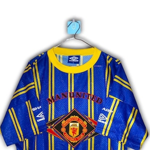 Écharpe Manchester United 1993 – Vintage, 140 Cm, Rétro Années 90, Bonne Condition