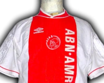 Ajax Amsterdam Holland Netherlands 1999 2000 Home Shirt Jersey trikot Maglia maillot Camiseta Umbro vintage size L