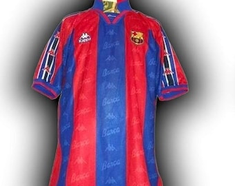 Barcelona FB Football Jersey 1997-1998 Barca Roger's Soccer