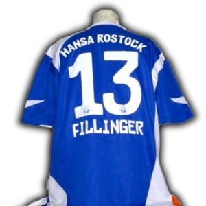 Hansa Rostock Germany 2009 2010 Home Shirt Jersey trikot Maglia maillot Camiseta Size XL