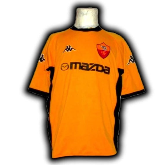 Maillot De Gardien AS Roma 2002-2003 Kappa - Taille M - Manches Longues Noir - Occasion