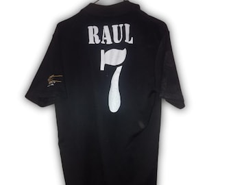 SHIRT REAL MADRID Kelme N.7 Raul Maglia Football vintage Trikot Maillot Camiseta EUR 175,00 - ES SHIRT REAL MADRID Kelme N.7 Raul Maglia Football vintage Trikot Maillot Camiseta EUR 175,00 - ES
