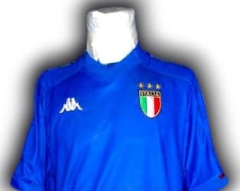 Maillot Domicile équipe D'Italie Vintage Puma, Années 2000, Taille XL