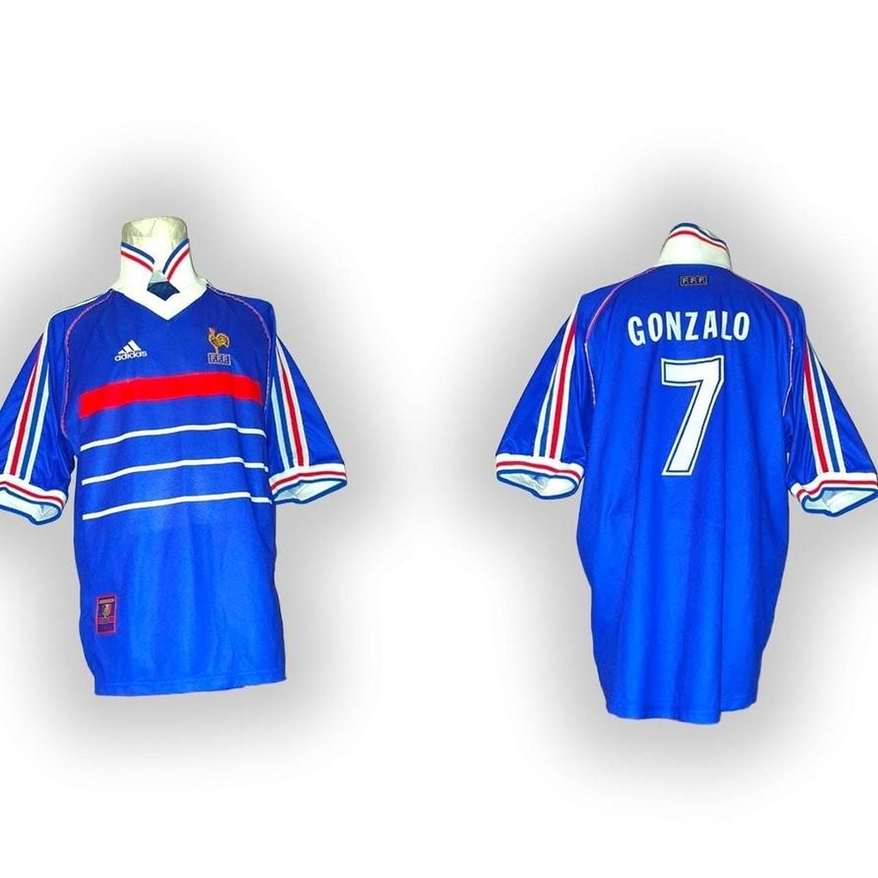 France 1998 1999 WC Home Shirt Jersey Trikot Maglia Maillot