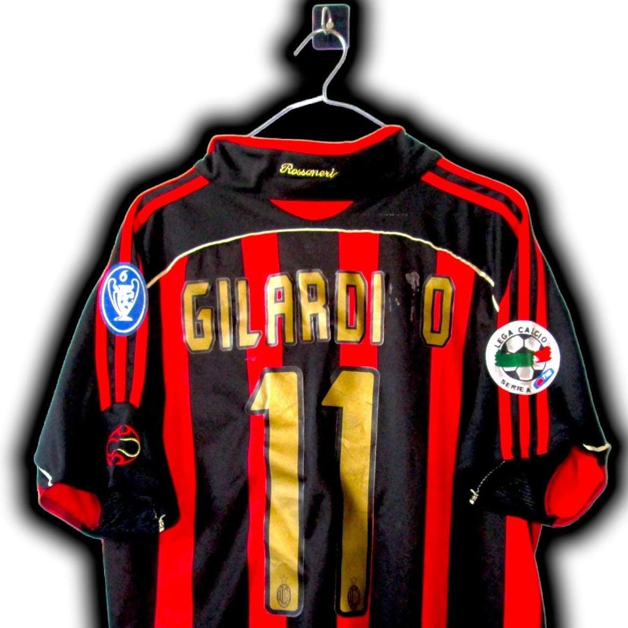 ウェア 06-07 AC Milan Game Shirt Jersey Ac Milan Shirt 2006 2007 - Etsy