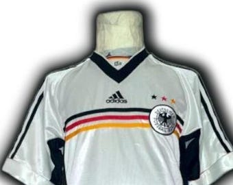 Germany 1998 1999 Home Shirt Jersey trikot maglia maillot camiseta Adidas Vintage Size S