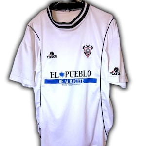 Fc Albacete 2002 2003 Home Shirt Jersey Viator Size L