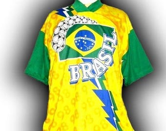 レトロブラジル2002ホームユニフォーム、ロナウド9サッカー