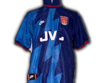 Nike Premier Arsenal Vintage Polo T-shirt Mens Size XL Blue Navy