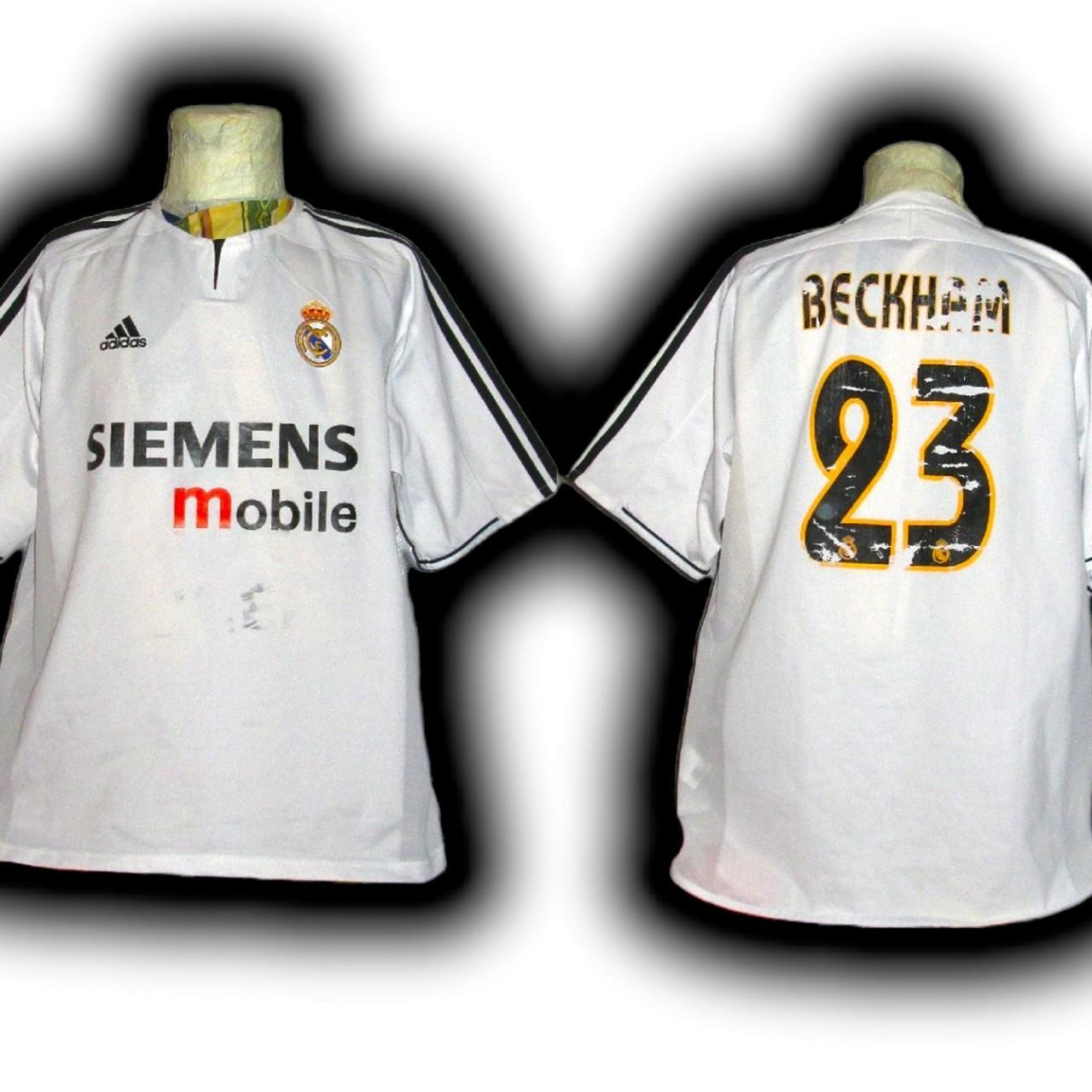 Beckham Real Madrid Shirt - Etsy Denmark