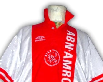 Ajax Amsterdam 1993 1994 Home Shirt Jersey international maglia camiseta vintage Umbro Size XL