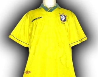 Fc Brazil 1994 1995 1996 Home Shirt Jersey Trikot Maglia Maillot Camiseta Umbro Vintage Size XL