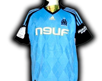 Olympique Marseille Frankrijk 2008 2009 uitshirt jersey trikot maglia Maillot camiseta Adidas Vintage maat M