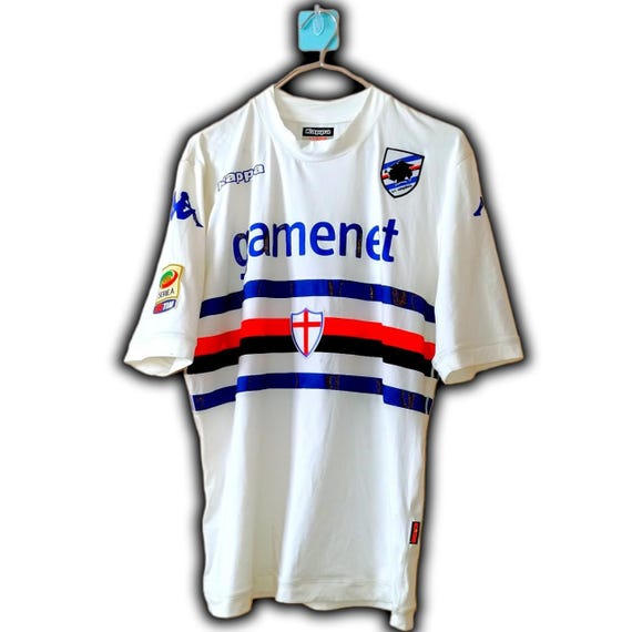 Match Worn Fc Sampdoria 2012 2013 2014 Home Shirt Jersey Signed