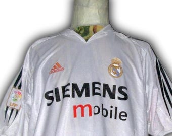 Real Madrid Spain 2004 2005 Home Shirt Jersey trikot Maglia maillot Camiseta Adidas vintage Size L