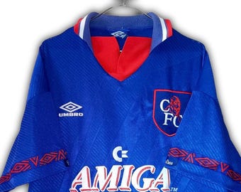 Fc Chelsea England Premier League 1993 1994 Home Shirt Jersey