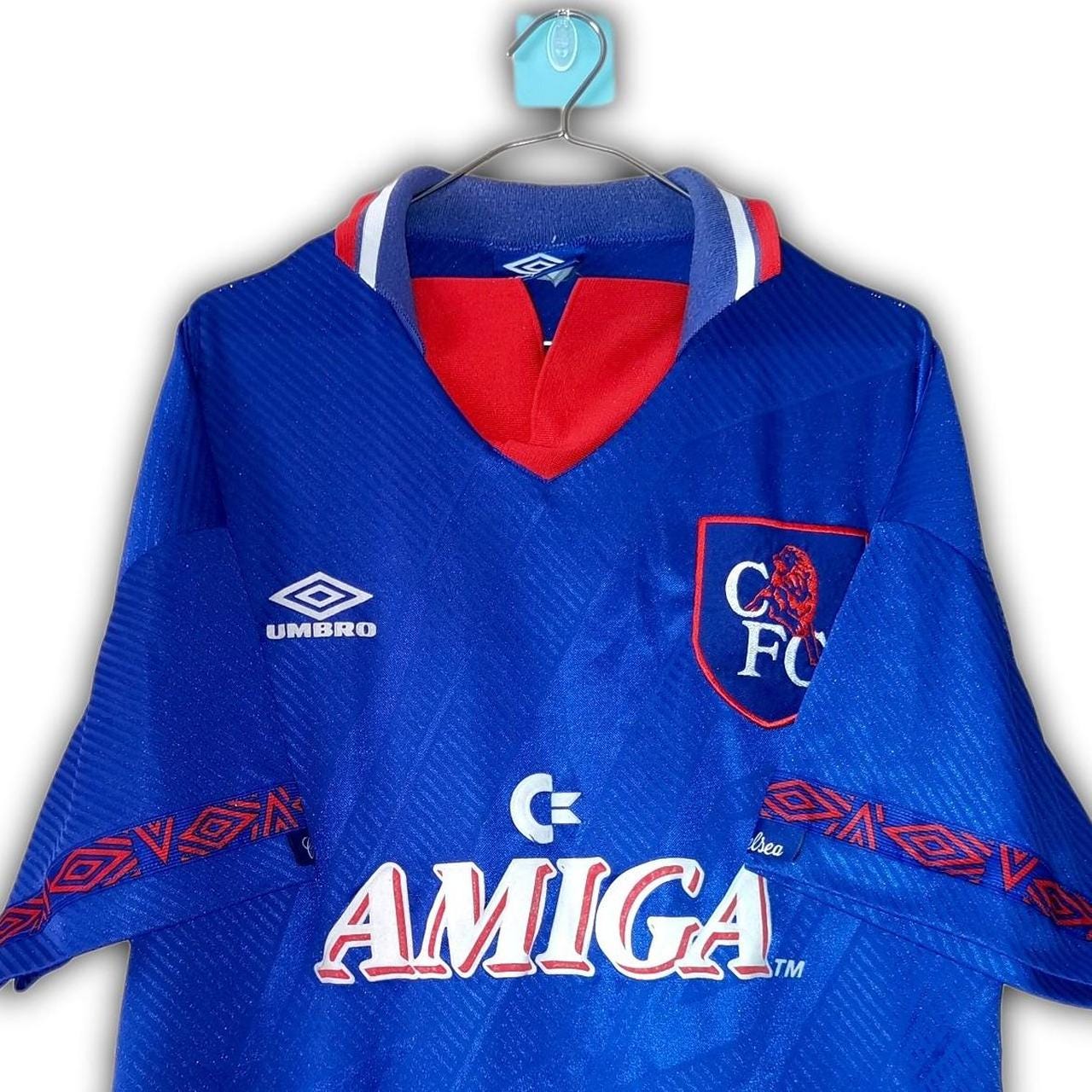 Fc Chelsea England Premier League 1993 1994 Home Shirt Jersey
