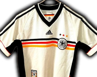 Germany 1998 1999 Home Shirt Jersey  Trikot Maglia Maillot Camiseta Adidas Vintage Size XXS