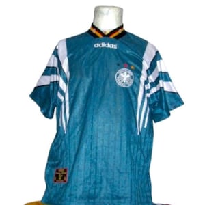 Germany 1996 1997 Away Euro Shirt Jersey trikot Maglia Camiseta Adidas Vintage Size L