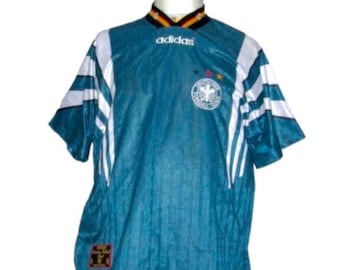 Germany 1996 1997 Away Euro Shirt Jersey trikot Maglia Camiseta Adidas Vintage Size L