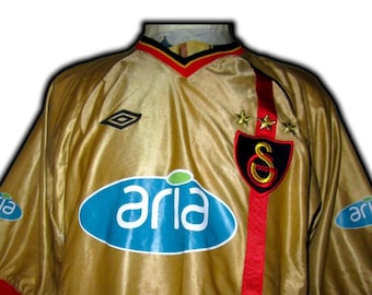 Fc Galatasaray SK Turquía 2002 2003 Cuarta Camiseta Jersey Trikot Maglia Maillot Camiseta Umbro Vintage Talla XL