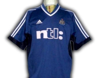 Fc Newcastle United England 2001 2002 Auswärtstrikot Trikot Maglia Maillot Camiseta Adidas Vintage Größe XL