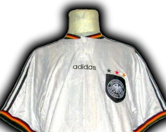 Germany 1996 1997 Home Shirt Jersey trikot maglia maillot camiseta Adidas Vintage Size XL