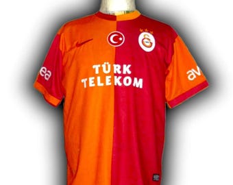 Fc Galatasaray SK Turquía 2013 2014 Camiseta local camiseta trikot Maglia maillot Camiseta Nike vintage talla M