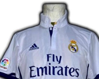 Real Madrid 2016 2017 Home Shirt Jersey trikot Maglia maillot Camiseta ADIDAS Vintage Size M