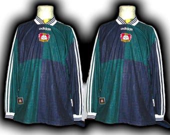 Fc Bayer 04 Leverkusen Germany 1997 1998 1999 Away Shirt Jersey kit trikot Maglia maillot Camiseta Adidas Vintage Size XL