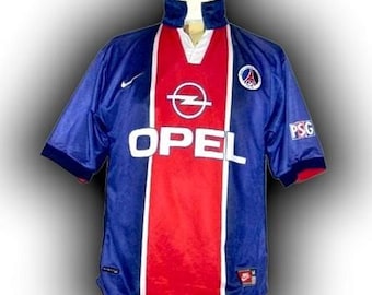 Paris Saint Germain France 1998 1999 Home Shirt Jersey trikot Maglia maillot Camiseta Nike Vintage Size M