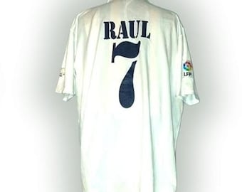 Real Madrid Spain 2001 2002 Home Shirt Jersey Trikot Maglia Maillot Camiseta Adidas Vintage Size XL