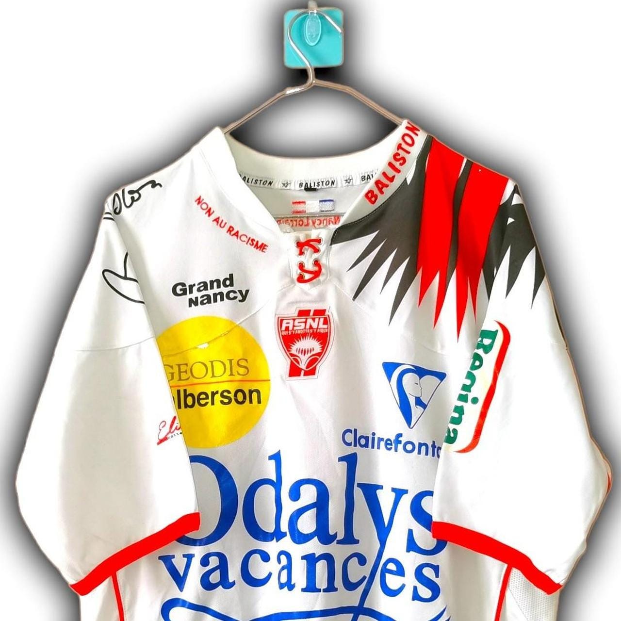 Maillot Vintage AS Nancy Lorraine – Baliston – Bleu Manches Longues – Taille XL