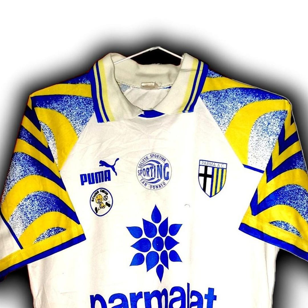 Fc Parma 1995 1996 1997 Home Shirt Jersey Trikot Camiseta Maglia
