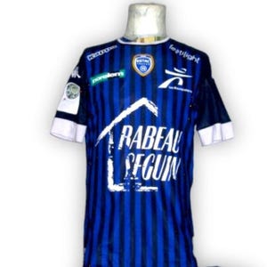 Match Worn Troyes Estac France 2016 2017 Home Shirt Jersey trikot Maglia maillot Camiseta Kappa Vintage  Size L