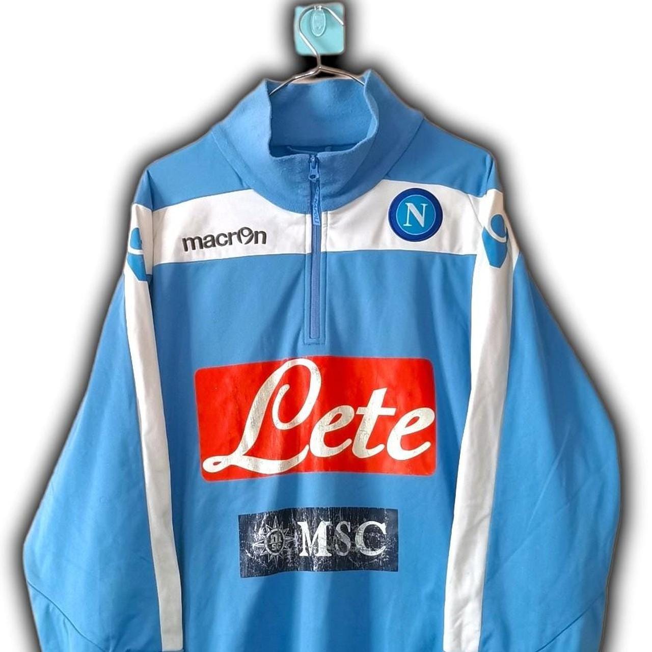 SSC Napoli Italy 2009 2010 2011 Home Shirt Sweatshirt Jacket