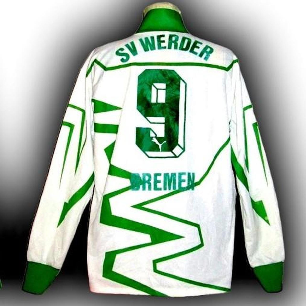 Match Worn Werder Bremen Germany 1993 1994 Home Shirt Jersey