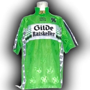 96 Hannover Germany 2001 2002 Home Shirt Jersey trikot Maglia maillot Camiseta Globe Trotter Vintage Size XL