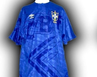 Fc Brazil 1992 1993 1994 Home Shirt Jersey Trikot Maglia Maillot Camiseta Umbro Vintage Size XL