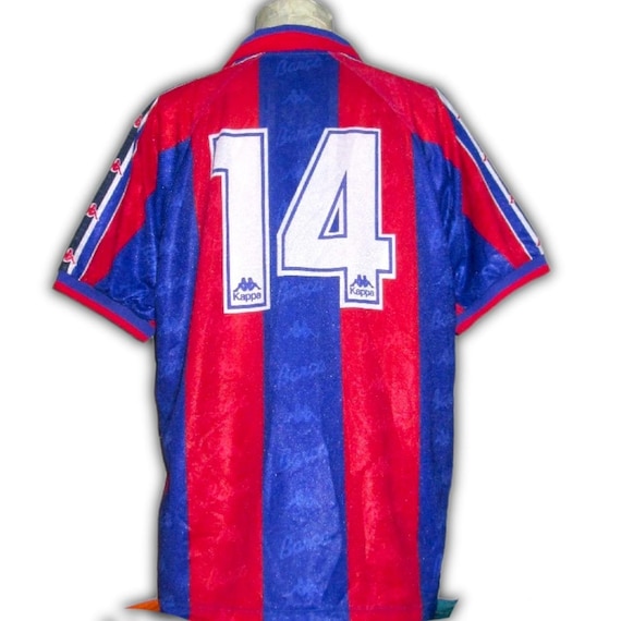Match Worn Fc Barcelona 1995 1996 1997 Home Shirt Jersey Fcb Barca
