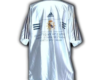 Real Madrid 1998 1999 2000 Rare Heim Trikot Jerseytrikot Maglia maillot Camiseta Adidas Vintage Größe L