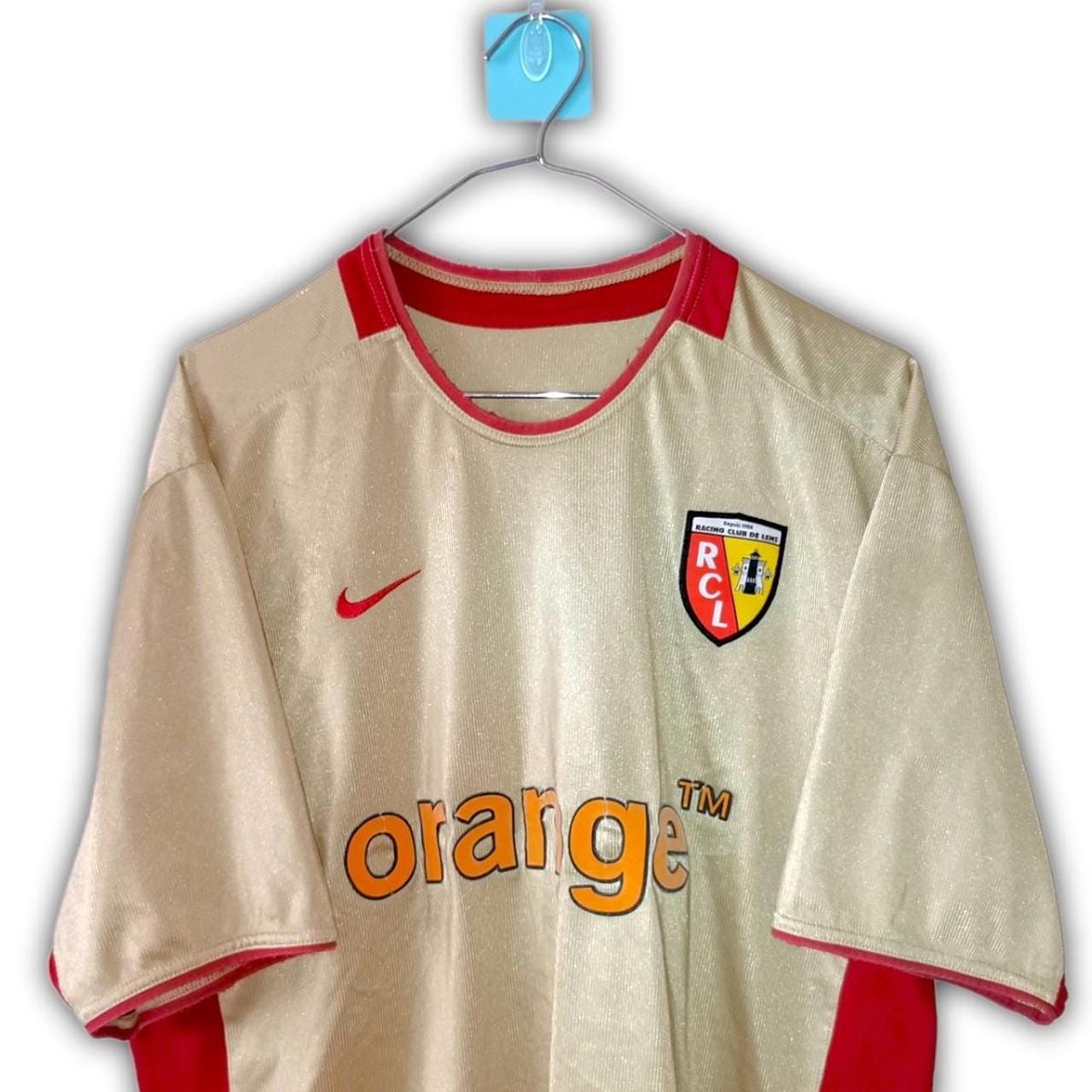 RC Racing Club Lens Frankreich 2002 2003 Heimtrikot Jersey Maglia maillot Camiseta Nike Vintage Größe XXL - Österreich