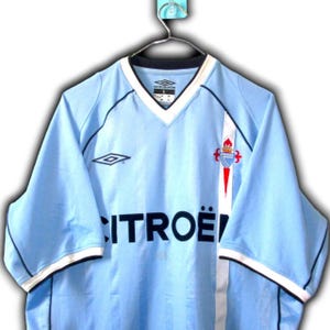 Celta Vigo 2001 2002 2003 Home Shirt Jersey Trikot Maglia maillot Camiseta Umbro Vintage Size L