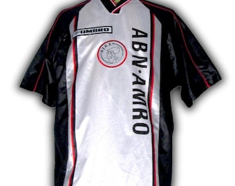 Ajax Amsterdam Holanda Países Bajos 1998 1999 Away Shirt Jersey trikot Maglia maillot Camiseta Umbro vintage size L