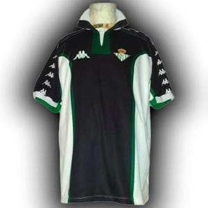 Real Betis Spain 1998 1999 Away Shirt Jersey trikot Maglia maillot Camiseta Kappa Vintage Size XL