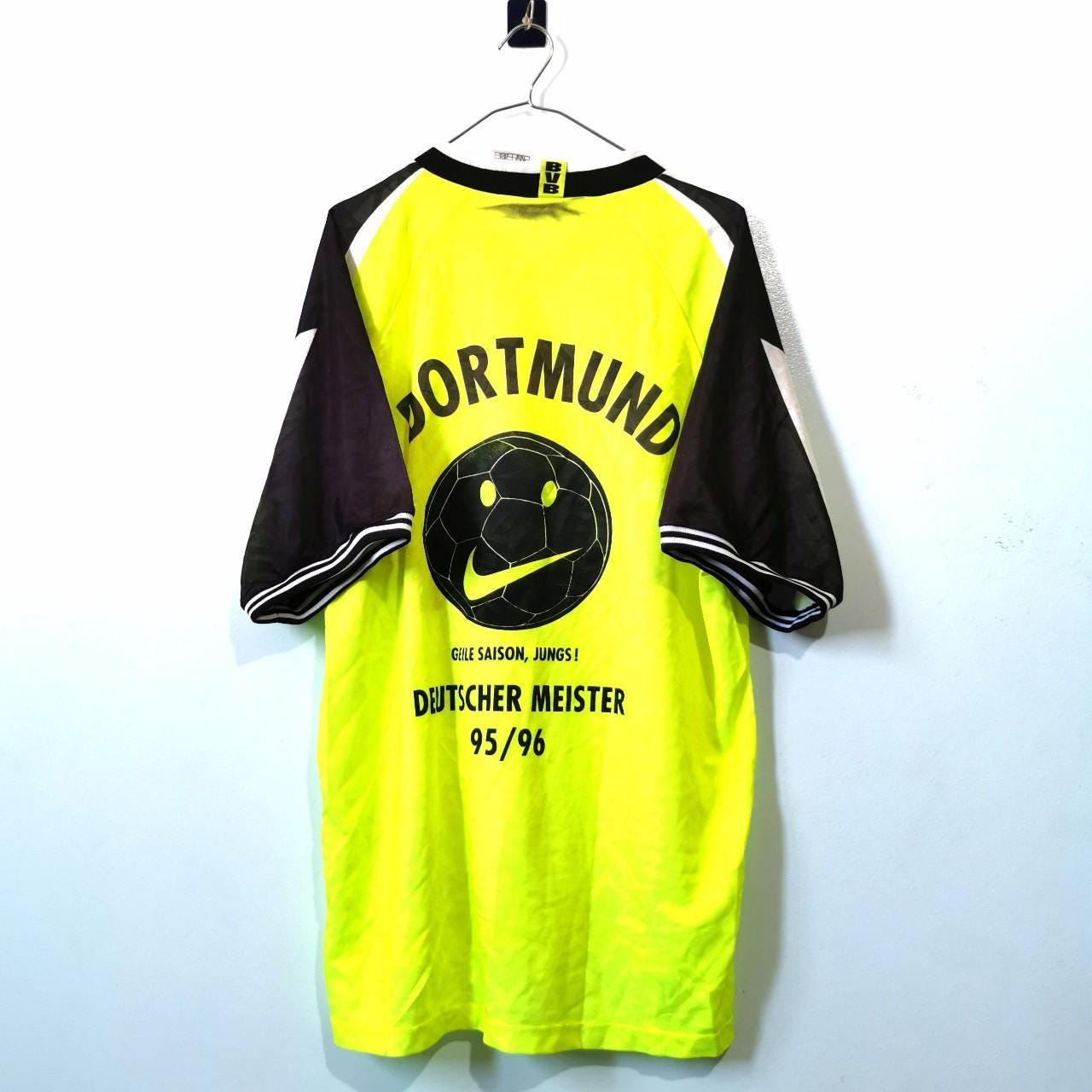 BVB Borussia Dortmund Germany 1995 1996 Home Shirt Jersey VB