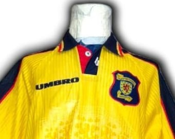 Scotland 1997 1998 Away shirt jersey Camiseta trikot Maglia maillot Camiseta Umbro Vintage Size XL