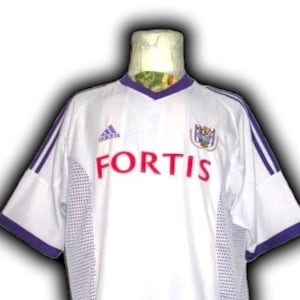 RSC Anderlecht Belgium 2002 2003 Away Shirt Jersey maillot Camiseta Maglia trikot Adidas Vintage Size XL